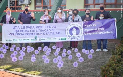 Agosto Lilás: Coordenadoria da Mulher realiza campanha de conscientização sobre violência feminina em Bataguassu